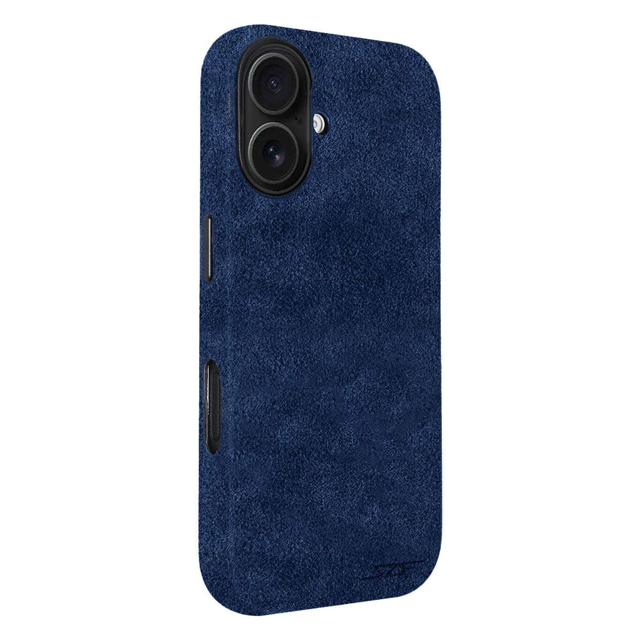 Kies-Motorsports Simply Carbon Fiber iPhone | Blue Alcantara Case | GHOST Series iPhone 17