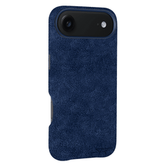 Kies-Motorsports Simply Carbon Fiber iPhone | Blue Alcantara Case | GHOST Series iPhone 17 Air