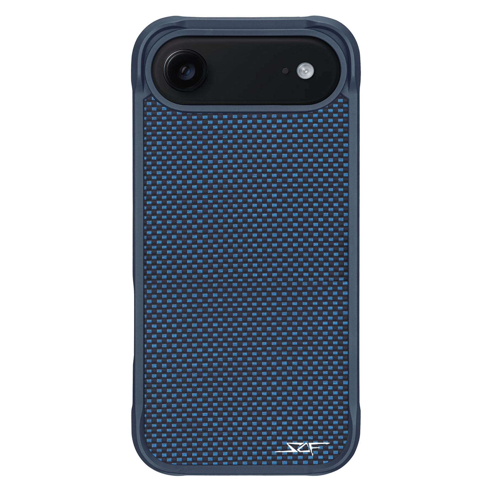 Kies-Motorsports Simply Carbon Fiber iPhone | Blue Aramid Fiber Case | SPORT Series