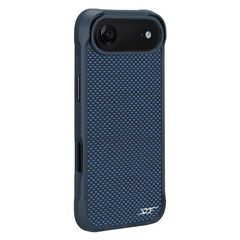 Kies-Motorsports Simply Carbon Fiber iPhone | Blue Aramid Fiber Case | SPORT Series iPhone 17 Air