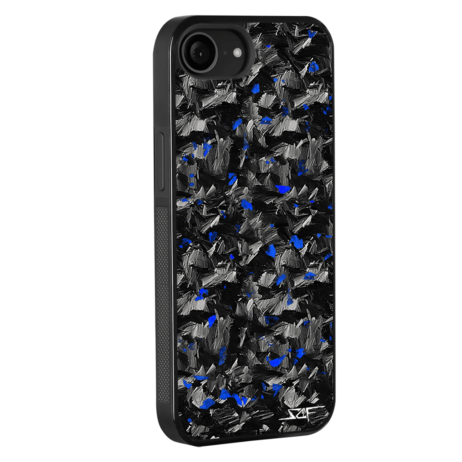 Kies-Motorsports Simply Carbon Fiber iPhone | Blue Flake Forged Carbon Fiber Case | CLASSIC Series iPhone 16e