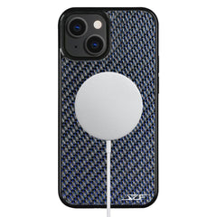 Kies-Motorsports Simply Carbon Fiber iPhone | Blue Lace Carbon Fiber Case | CLASSIC Series