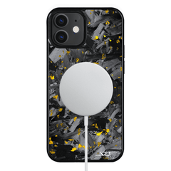 Kies-Motorsports Simply Carbon Fiber iPhone | Gold Flake Forged Chunk Carbon Fiber Case | CLASSIC Series