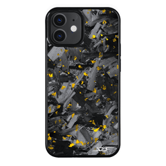 Kies-Motorsports Simply Carbon Fiber iPhone | Gold Flake Forged Chunk Carbon Fiber Case | CLASSIC Series