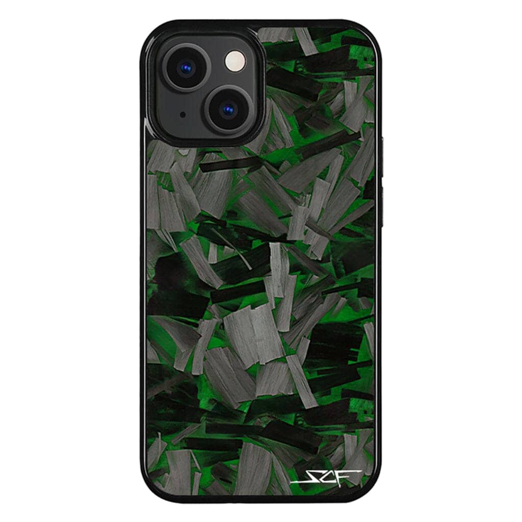 Kies-Motorsports Simply Carbon Fiber iPhone | Green Lava Forged Carbon Fiber Phone Case | CLASSIC Series