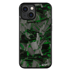 Kies-Motorsports Simply Carbon Fiber iPhone | Green Lava Forged Carbon Fiber Phone Case | CLASSIC Series