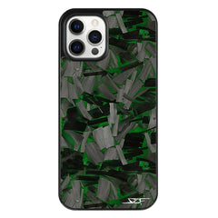 Kies-Motorsports Simply Carbon Fiber iPhone | Green Lava Forged Carbon Fiber Phone Case | CLASSIC Series