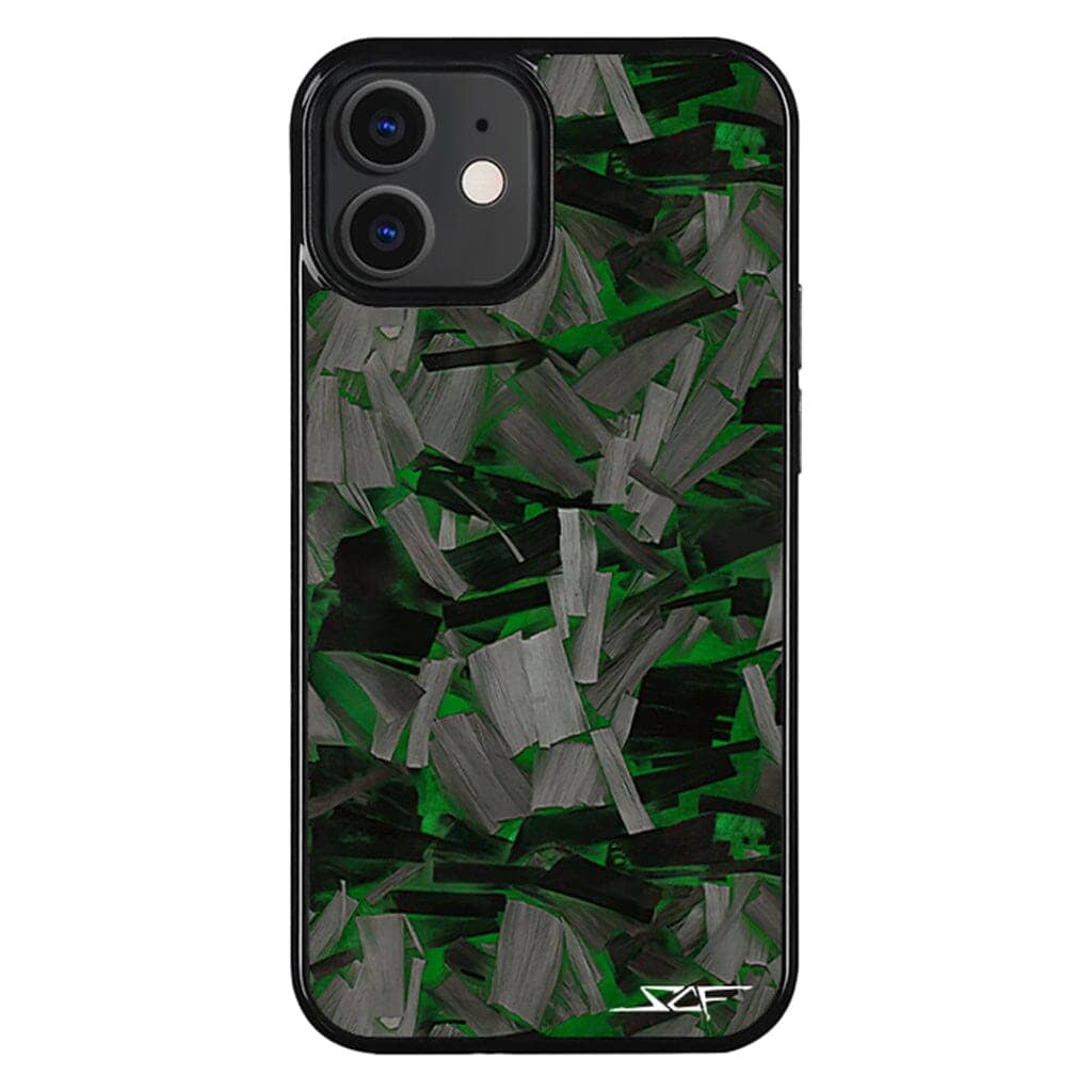 Kies-Motorsports Simply Carbon Fiber iPhone | Green Lava Forged Carbon Fiber Phone Case | CLASSIC Series