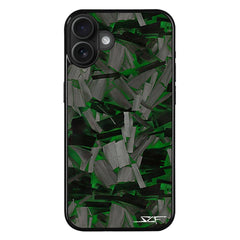 Kies-Motorsports Simply Carbon Fiber iPhone | Green Lava Forged Carbon Fiber Phone Case | CLASSIC Series