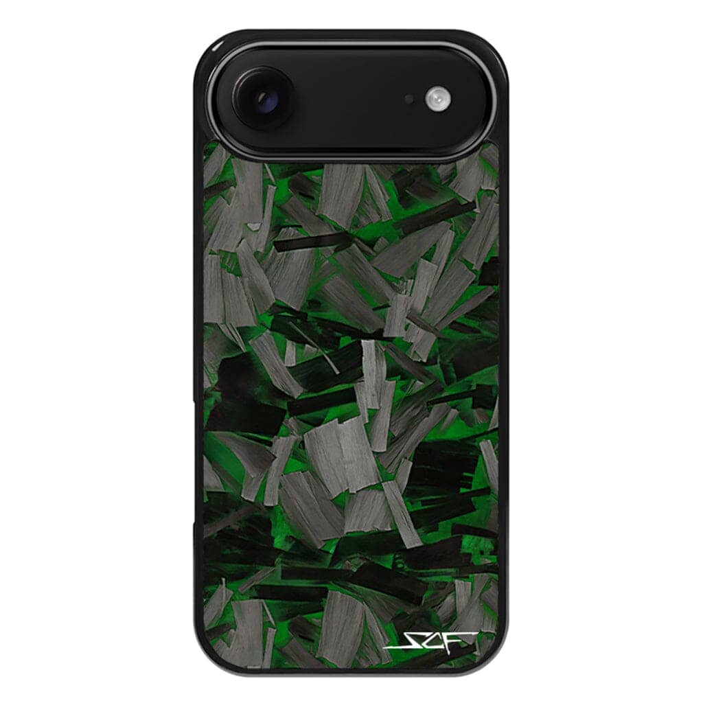 Kies-Motorsports Simply Carbon Fiber iPhone | Green Lava Forged Carbon Fiber Phone Case | CLASSIC Series
