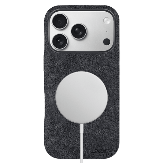 Kies-Motorsports Simply Carbon Fiber iPhone | Grey Alcantara Case | GHOST Series