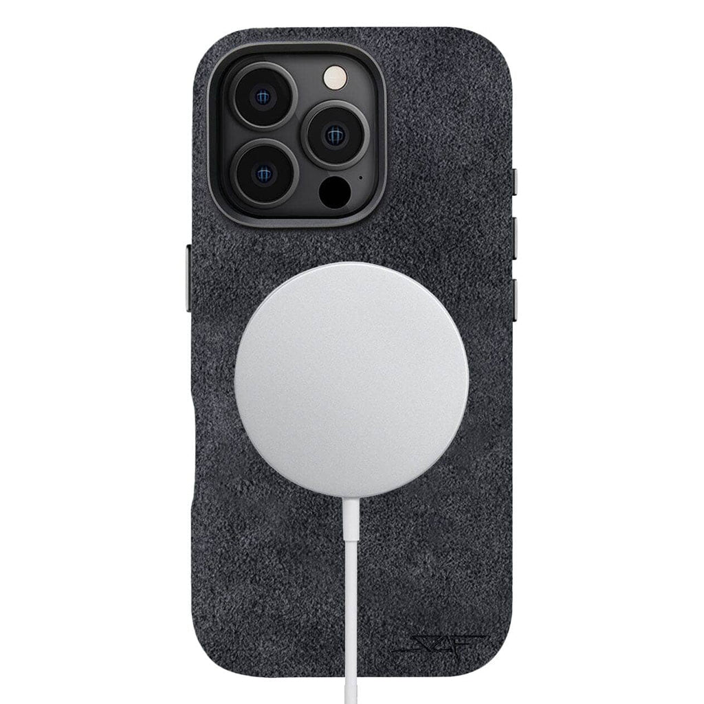 Kies-Motorsports Simply Carbon Fiber iPhone | Grey Alcantara Case | GHOST Series
