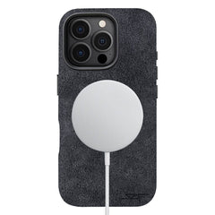 Kies-Motorsports Simply Carbon Fiber iPhone | Grey Alcantara Case | GHOST Series