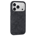 Kies-Motorsports Simply Carbon Fiber iPhone | Grey Alcantara Case | GHOST Series iPhone 17 Pro Max