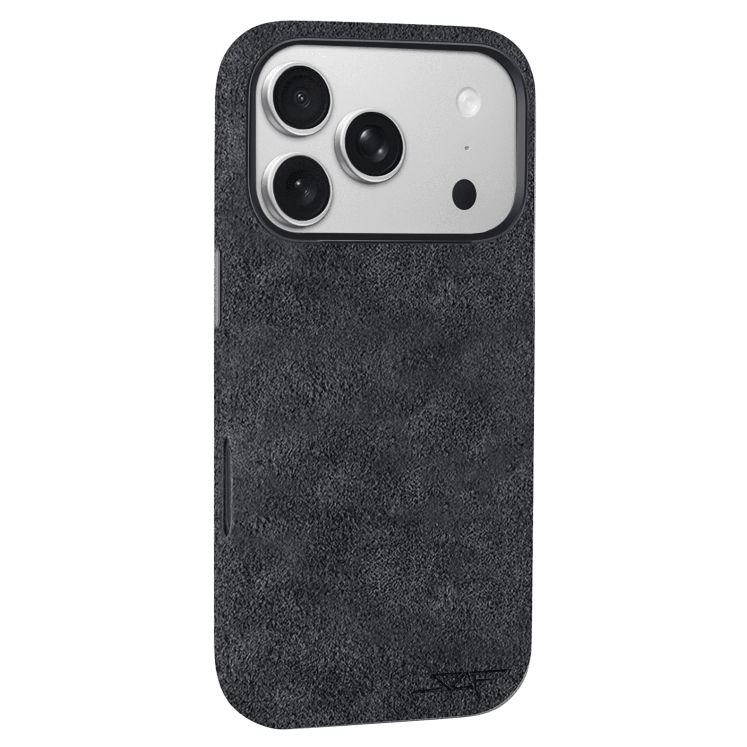Kies-Motorsports Simply Carbon Fiber iPhone | Grey Alcantara Case | GHOST Series iPhone 17 Pro Max