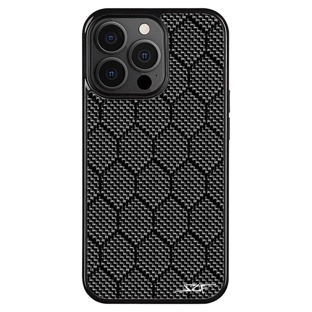Kies-Motorsports Simply Carbon Fiber iPhone | Honeycomb Carbon Fiber Case | CLASSIC Series
