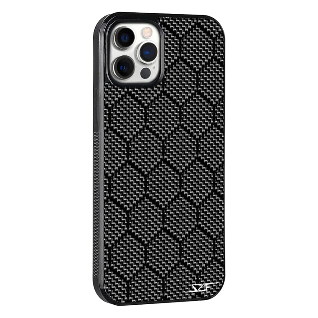 Kies-Motorsports Simply Carbon Fiber iPhone | Honeycomb Carbon Fiber Case | CLASSIC Series iPhone 12 Pro Max
