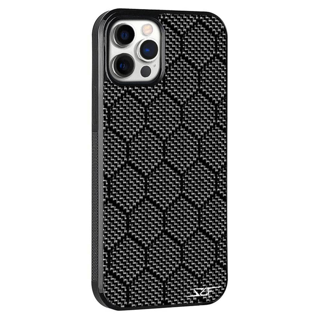 Kies-Motorsports Simply Carbon Fiber iPhone | Honeycomb Carbon Fiber Case | CLASSIC Series iPhone 12 Pro Max