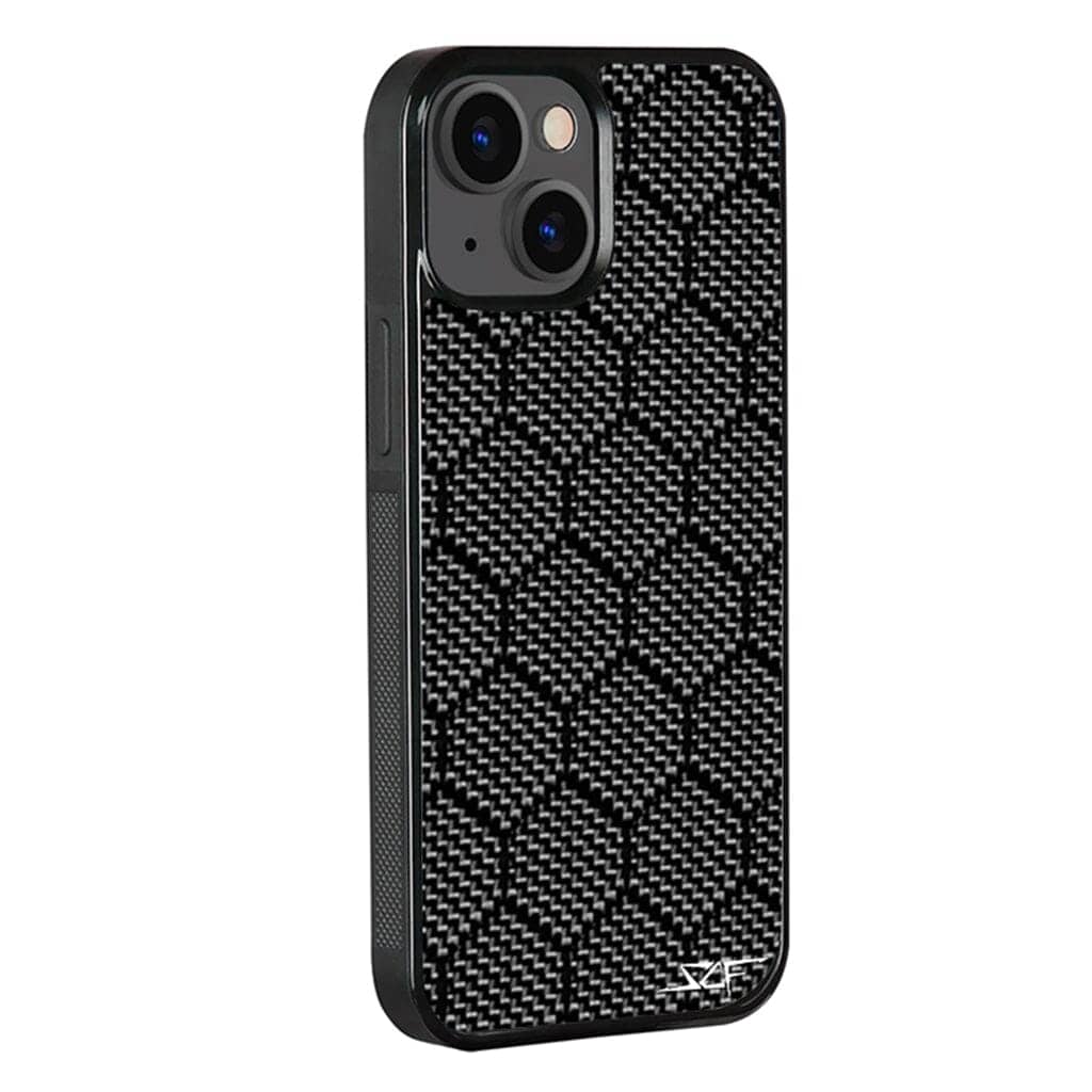 Kies-Motorsports Simply Carbon Fiber iPhone | Honeycomb Carbon Fiber Case | CLASSIC Series iPhone 15 Plus