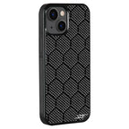 Kies-Motorsports Simply Carbon Fiber iPhone | Honeycomb Carbon Fiber Case | CLASSIC Series iPhone 15 Plus