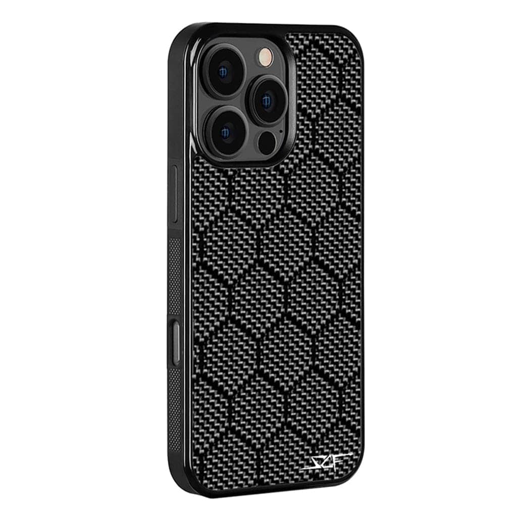 Kies-Motorsports Simply Carbon Fiber iPhone | Honeycomb Carbon Fiber Case | CLASSIC Series iPhone 16 Pro Max
