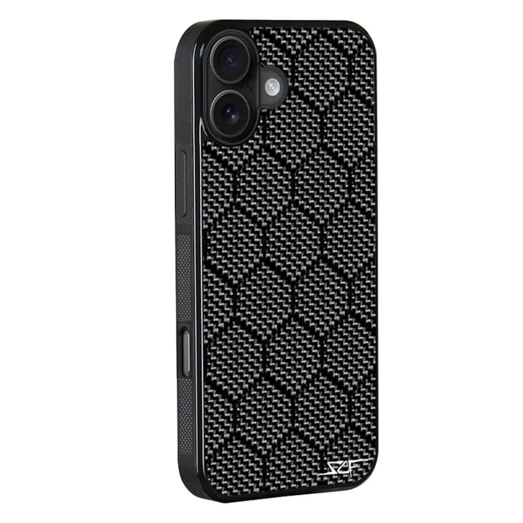 Kies-Motorsports Simply Carbon Fiber iPhone | Honeycomb Carbon Fiber Case | CLASSIC Series iPhone 17