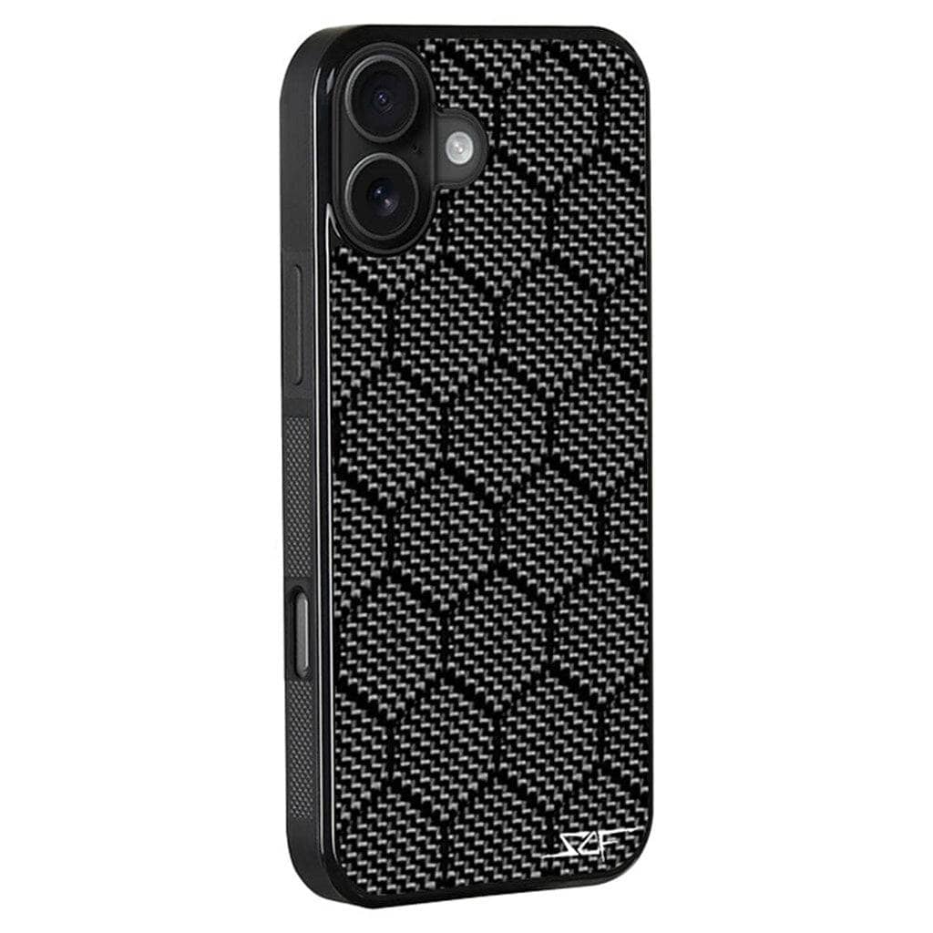 Kies-Motorsports Simply Carbon Fiber iPhone | Honeycomb Carbon Fiber Case | CLASSIC Series iPhone 17