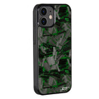 Kies-Motorsports Simply Carbon Fiber iPhone | Lava Forged Carbon Fiber Case | CLASSIC Series Green Lava Forged / iPhone 12