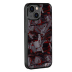 Kies-Motorsports Simply Carbon Fiber iPhone | Lava Forged Carbon Fiber Case | CLASSIC Series Red Lava Forged / iPhone 15 Plus