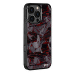 Kies-Motorsports Simply Carbon Fiber iPhone | Lava Forged Carbon Fiber Case | CLASSIC Series Red Lava Forged / iPhone 16 Pro Max