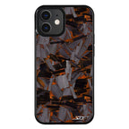 Kies-Motorsports Simply Carbon Fiber iPhone | Orange Lava Forged Carbon Fiber Phone Case | CLASSIC Series
