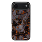Kies-Motorsports Simply Carbon Fiber iPhone | Orange Lava Forged Carbon Fiber Phone Case | CLASSIC Series