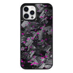 Kies-Motorsports Simply Carbon Fiber iPhone | Purple Flake Forged Chunk Carbon Fiber Case | CLASSIC Series