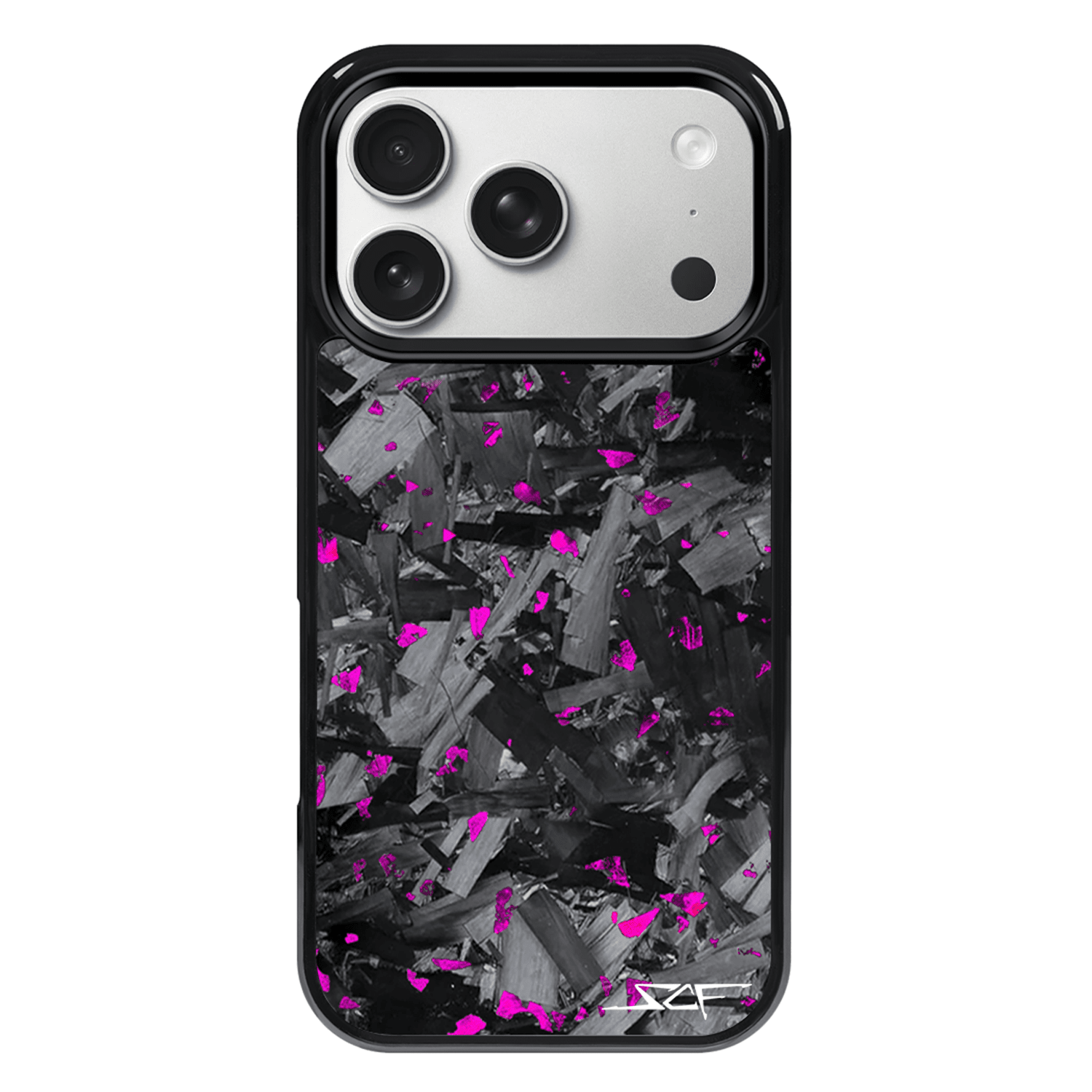 Kies-Motorsports Simply Carbon Fiber iPhone | Purple Flake Forged Chunk Carbon Fiber Case | CLASSIC Series