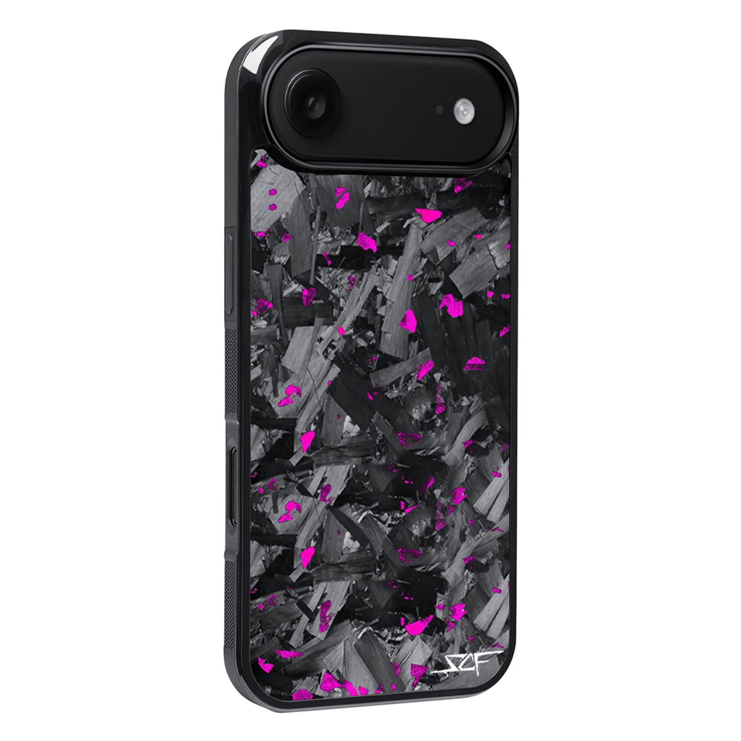 Kies-Motorsports Simply Carbon Fiber iPhone | Purple Flake Forged Chunk Carbon Fiber Case | CLASSIC Series iPhone 17 Air