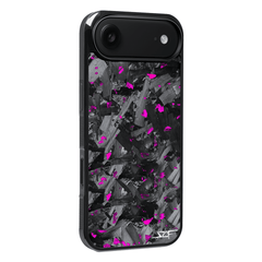 Kies-Motorsports Simply Carbon Fiber iPhone | Purple Flake Forged Chunk Carbon Fiber Case | CLASSIC Series iPhone 17 Air