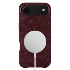 Kies-Motorsports Simply Carbon Fiber iPhone | Red Alcantara Case | GHOST Series