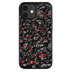 Kies-Motorsports Simply Carbon Fiber iPhone | Red Flake Forged Carbon Fiber Case | CLASSIC Series