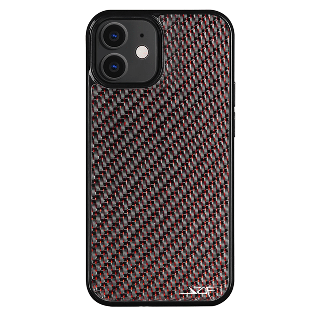 Kies-Motorsports Simply Carbon Fiber iPhone | Red Lace Carbon Fiber Case | CLASSIC Series