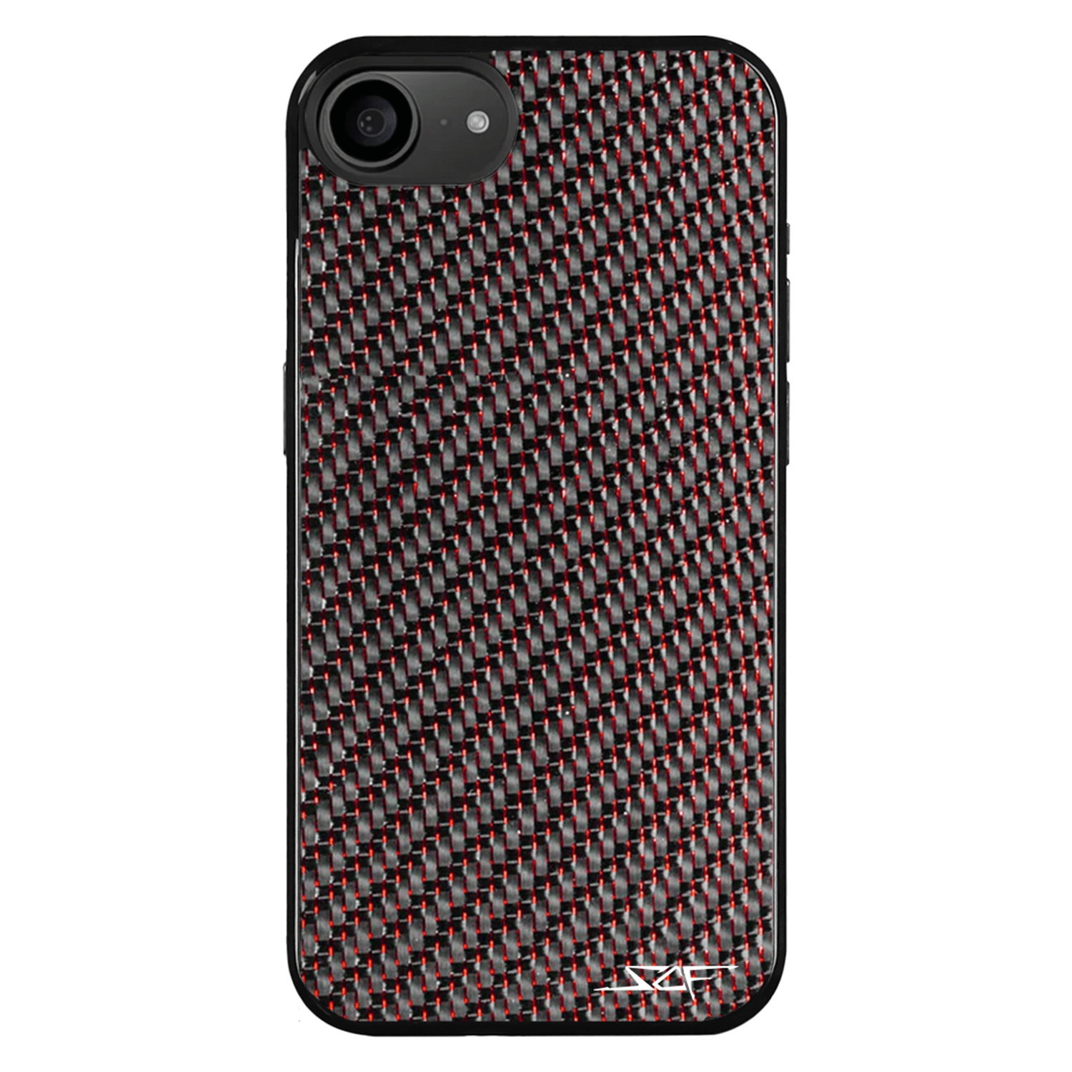 Kies-Motorsports Simply Carbon Fiber iPhone | Red Lace Carbon Fiber Case | CLASSIC Series