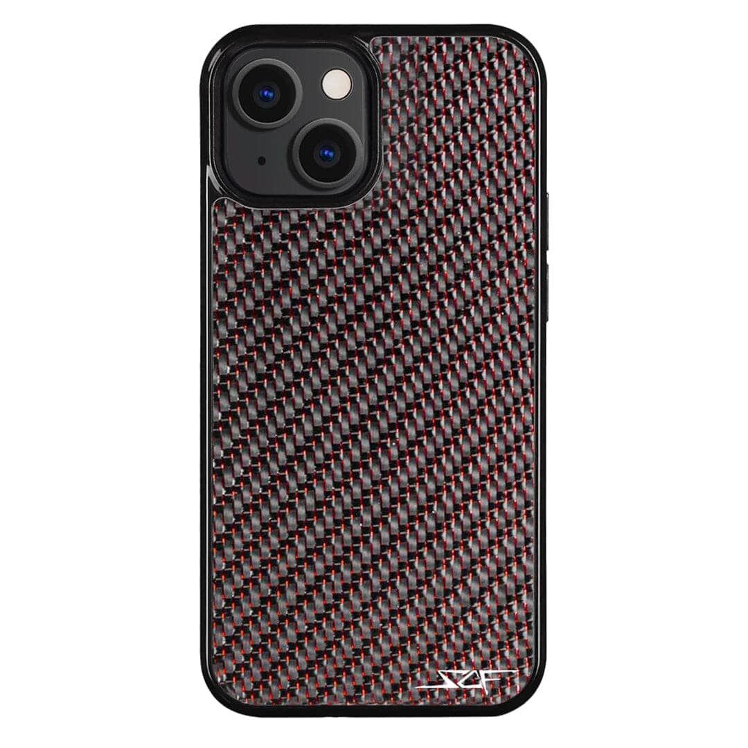 Kies-Motorsports Simply Carbon Fiber iPhone | Red Lace Carbon Fiber Case | CLASSIC Series