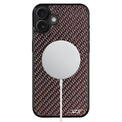 Kies-Motorsports Simply Carbon Fiber iPhone | Red Lace Carbon Fiber Case | CLASSIC Series