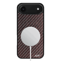 Kies-Motorsports Simply Carbon Fiber iPhone | Red Lace Carbon Fiber Case | CLASSIC Series
