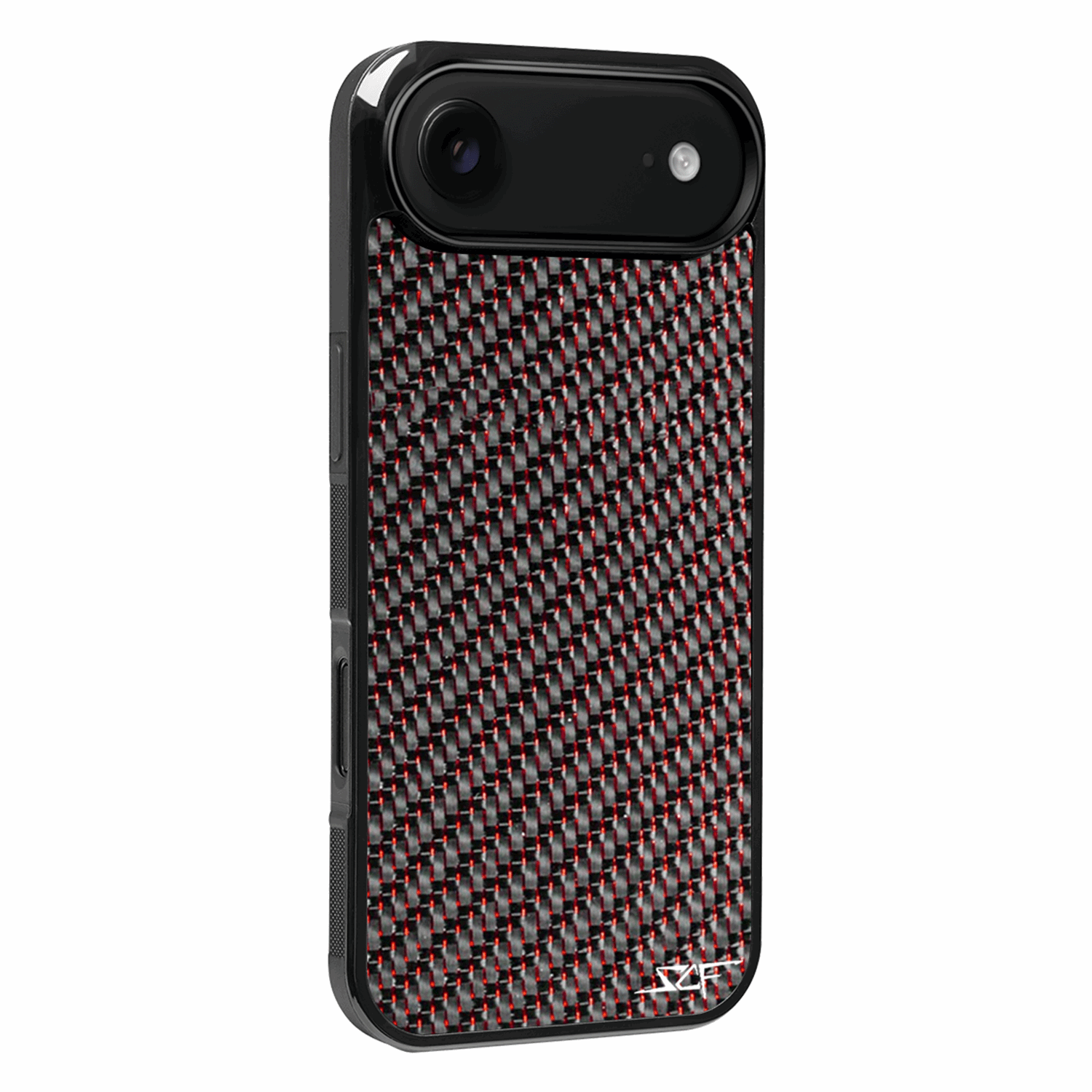 Kies-Motorsports Simply Carbon Fiber iPhone | Red Lace Carbon Fiber Case | CLASSIC Series iPhone 17 Air