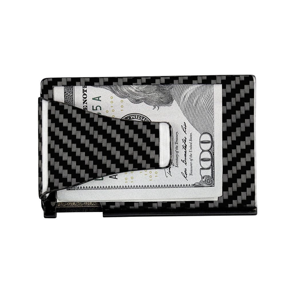 Kies-Motorsports Simply Carbon Fiber Real Carbon Fiber Cash & Card Slim Wallet