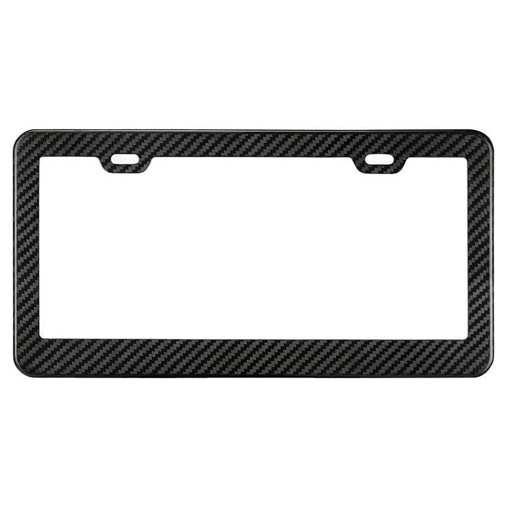 Kies-Motorsports Simply Carbon Fiber Real Carbon Fiber License Plate Frame
