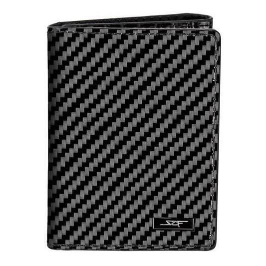 Kies-Motorsports Simply Carbon Fiber Real Flexible Carbon Fiber Tri-Fold Wallet