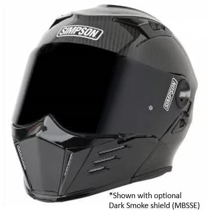 Kies-Motorsports Simpson Racing Simpson Motorcycle Mod Bandit Helmet Carbon Fiber / XS