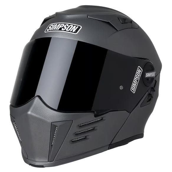Kies-Motorsports Simpson Racing Simpson Motorcycle Mod Bandit Helmet Flat Alloy / XX-Large