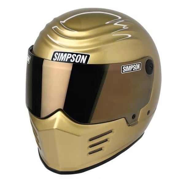 Kies-Motorsports Simpson Racing Simpson Motorcycle Outlaw Bandit Helmet 24K Gold / XS